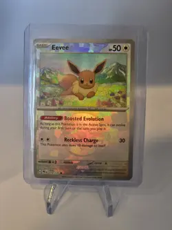 Pokemon TCG SV09: Prismatic Evolutions EEVEE Holo (Poke Ball Pattern) 074/131 - Image 3