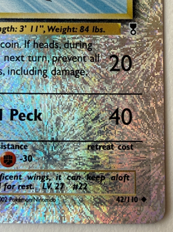 Pokemon Fearow 42/110 Legendary Collection Reverse Holo 2002 LP - Image 4