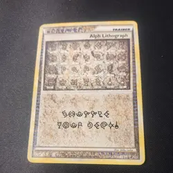 Pokemon Unleashed 2010 Alph Lithograph TWO - Image 1