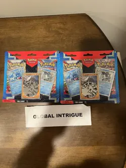 (LOT OF 2) Pokemon 2-Pack Blister Packs Palafin Baxcalibur & Garganacl NEW - Image 1