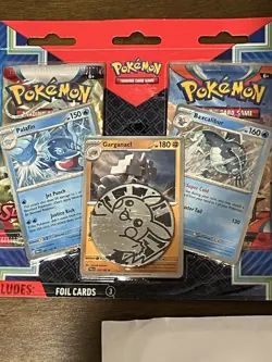 (LOT OF 2) Pokemon 2-Pack Blister Packs Palafin Baxcalibur & Garganacl NEW - Image 2
