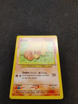 Vulpix 91/105 Common Neo Destiny Unlimited Pokemon MP/DMG 2002 Vintage WOTC - Image 3