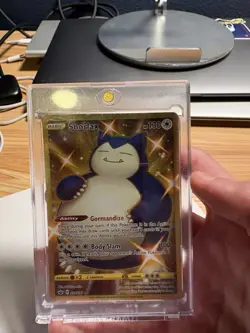 Pokemon 2021 Snorlax Secret Rare Gold Chilling Reign 224/198 - Image 1