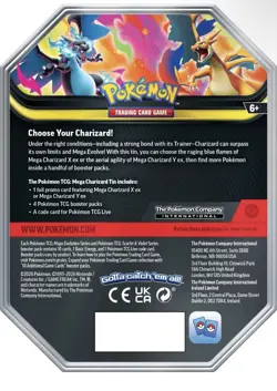 2 Pokemon TCG Mega Charizard X + Y ex Tin Bundle Sealed New - Image 4