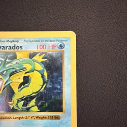 Pokemon TCG Gyarados 006/102 Base Set Shadowless 1st Edition Holo Rare - Image 4