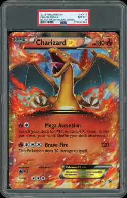2014 Pokemon Charizard EX XY17 Black Star Promo NM-MT PSA 8 Jumbo - Image 1