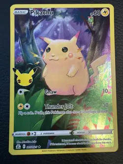 Pikachu 005/025 - 2021 Pokemon Celebrations Holo - Full Art - Image 1