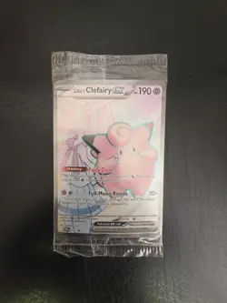 Lillie’s Clefairy ex SVP195 Journey Together Black Star Promo Pokemon Sealed - Image 1