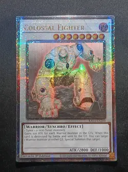 Colossal Fighter (Quarter Century Secret Rare) RA03-EN200 Light Play - Image 1