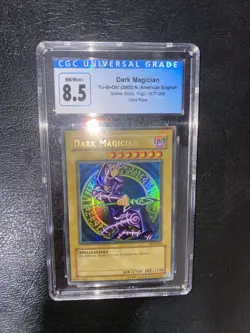 2002 Original Dark Magician SDY-006 Ultra Rare CGC 8.5 Starter Deck Yugi YuGiOh - Image 2