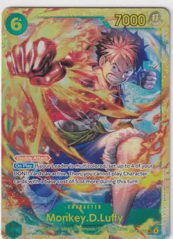 One Piece TCG Monkey D Luffy OP13-118 SEC Alt Art Secret Rare English NM - Image 1
