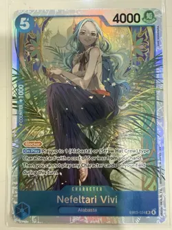 One Piece Heroines EB03-024 SR Nefeltari Vivi (NM+) - Image 1