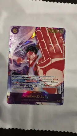 ONE PIECE Monkey D Luffy Alt Art EB02-061 SEC Anime 25th Collection English - Image 1