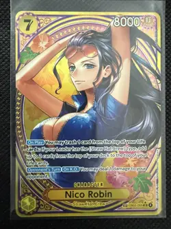 Nico Robin EB03-055 SP Alt Art One Piece TCG Heroines Edition English - Image 1