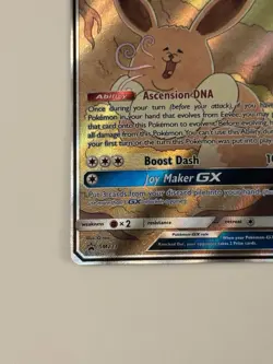 2019 Pokemon SM Black Star Promos Eevee GX #SM233 - Image 5