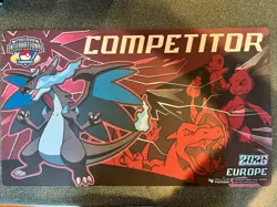 Pokemon International Championship Competitor Mega Charizard X Playmat EUIC 2026 - Image 2