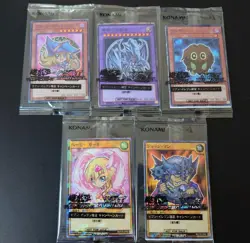 Yugioh Card Rush Duel Seven Eleven Sealed Promo Card Complete Set of 5 Japanese - Image 1
