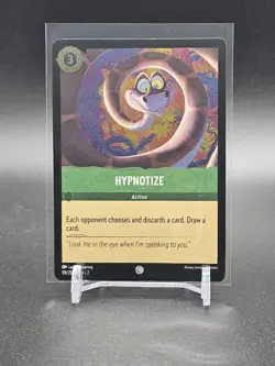 *FOIL* Disney Lorcana - Rise of The Floodborn: Hypnotize 98/204 COLD FOIL - Image 1