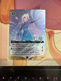 DISNEY LORCANA ELSA - ICE MAKER FOIL PROMO TOP 32 DLC 2/C2 EN 7 - Image 1