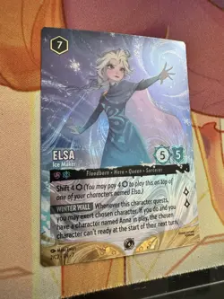 DISNEY LORCANA ELSA - ICE MAKER FOIL PROMO TOP 32 DLC 2/C2 EN 7 - Image 2