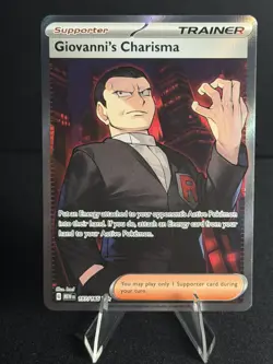 Giovanni's Charisma SR 197/165 Ultra Rare Pokemon Card Scarlet & Violet 151 NM - Image 3