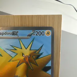 [ NM ] Pokemon Zapdos ex 192/165 SV151 Ultra Rare Full Art Holo Pokemon Card - Image 3