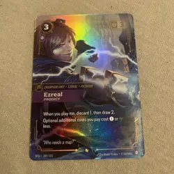 Ezreal Prodigy Champion Unit Foil Card SFD 149/221 - Image 1
