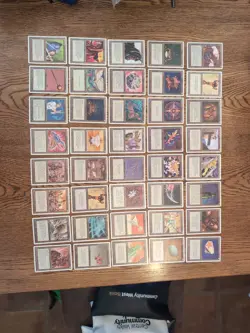 Magic the Gathering 4th Ed Lot Of Forty Cards No Duplicates NM/M White Deck - Image 1