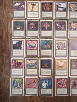 Magic the Gathering 4th Ed Lot Of Forty Cards No Duplicates NM/M White Deck - Image 2