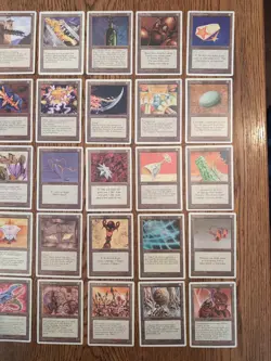 Magic the Gathering 4th Ed Lot Of Forty Cards No Duplicates NM/M White Deck - Image 3