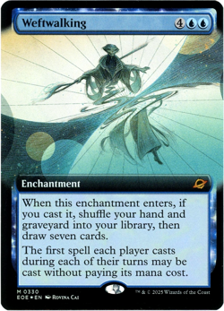 Weftwalking (Extended Art Foil) - 0330 - Edge of Eternities - MTG NM/M - Image 1