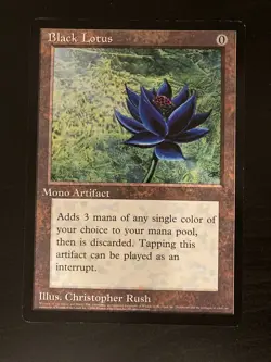 MtG Black Lotus (LP condition) - 6x9 Oversized, Magic: the Gathering - Image 1