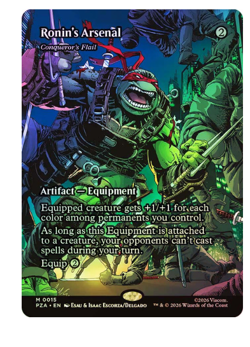 Ronin's Arsenal - Conqueror's Flail Foil Borderless Teenage Mutant Ninja Turtles - Image 1