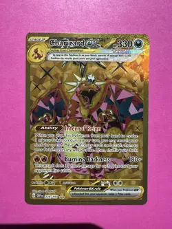 Pokemon TCG Charizard EX Obsidian Flames Holo Hyper Rare Card 228/197 - Image 1