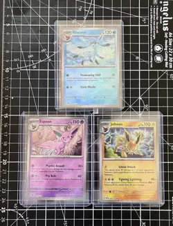 Eeveelutions (Espeon, Glaceon, Jolteon) Poke & Master Ball Pattern - Pokemon TCG - Image 1