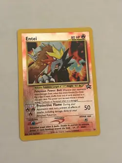 Entei #34 black star promo Pokemon movie number 3 - Image 1