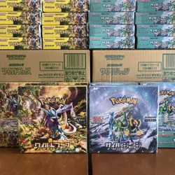 Sealed Shrink Pokemon Card Booster Box Wild Force & Cyber Judge Set Japanese - Image 1