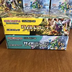 Sealed Shrink Pokemon Card Booster Box Wild Force & Cyber Judge Set Japanese - Image 2
