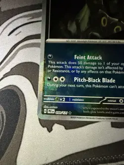 Pokemon Umbreon Masterball Rare Card Sv: Prismatic Evolutions 059/131 English NM - Image 5