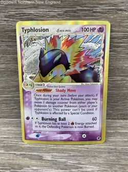 Pokemon Typhlosion Delta Species 12/101 Dragon Frontiers Holo Rare MP - Image 1