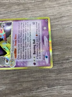 Pokemon Typhlosion Delta Species 12/101 Dragon Frontiers Holo Rare MP - Image 4