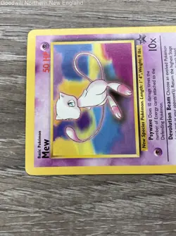 Pokemon Mew 8 Wizards Black Star Promo Non Holo Rare LP - Image 3