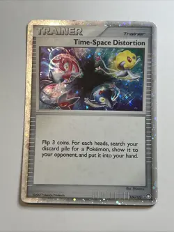 Pokemon TCG Trainer Time-Space Distortion 124/123 Reverse Holo 2007 - Image 1