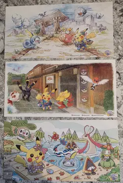 Kanazawa's Pikachu Pokemon Center Postcard Promo Set Japanese 2020 - Image 1