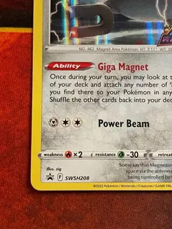 Magnezone SWSH208 Prerelease - Pokemon SWSH: Astral Radiance Black Star Promo - Image 4