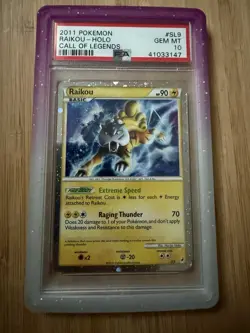 Pokemon Raikou SL9 Holo Rare Call of Legends PSA 10 2011 LOWEST POP SL 💎💎📈 - Image 1