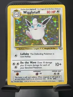 Pokemon TCG Wigglytuff 16/64 Jungle Set HOLO 1999 WOTC Unlimited - Image 5