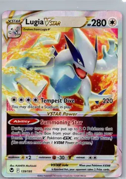 Pokemon TCG SWSH12: Silver Tempest #139/195 Lugia VSTAR NM - Image 1