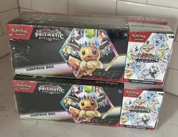 Pokemon Prismatic Evolutions Surprise Box 2 Pack Booster Bundle | SAMS CLUB read - Image 1