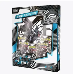 Pokemon Black Bolt Binder Collection 6 Box Case Pre-Sale - Image 1